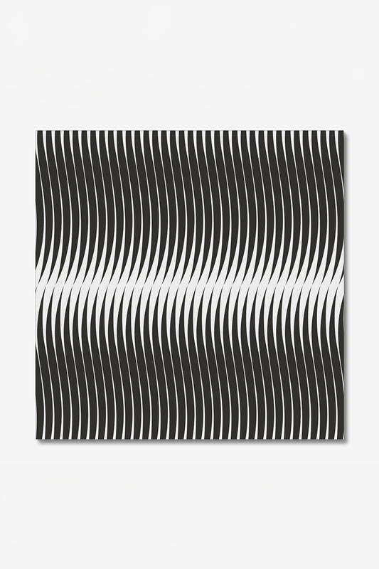 Gills Line Art Black & White Canvas Wall Art