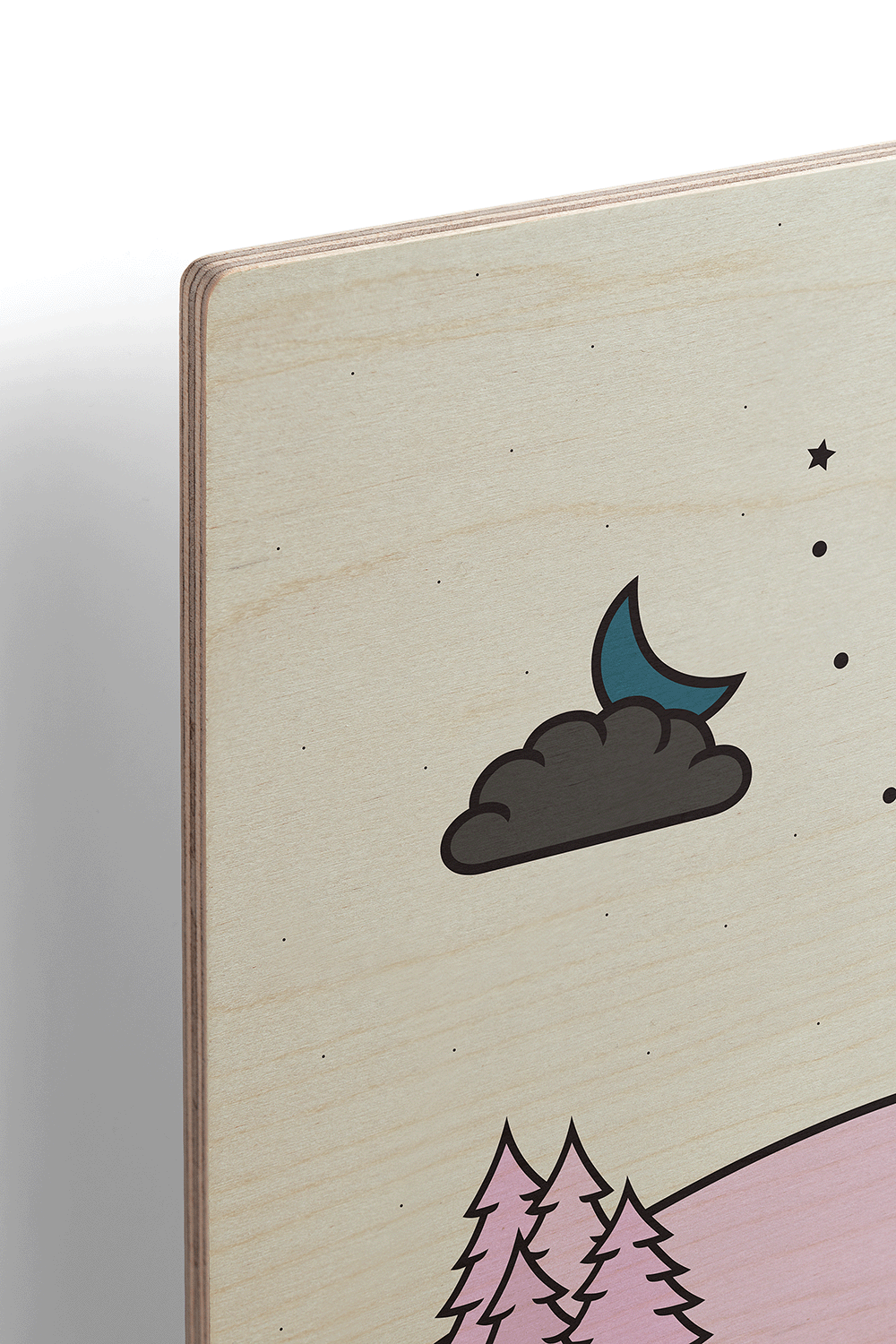 Ursa Minor Modern Wood Wall Art