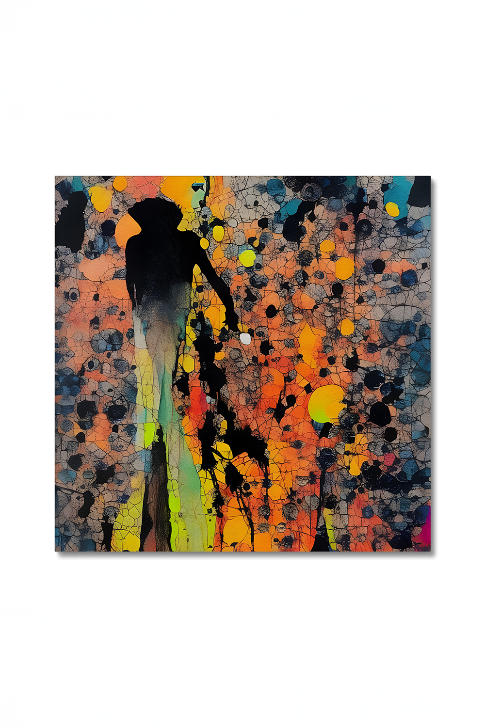 Secloo IV Abstract Multicolor Canvas Wall Art