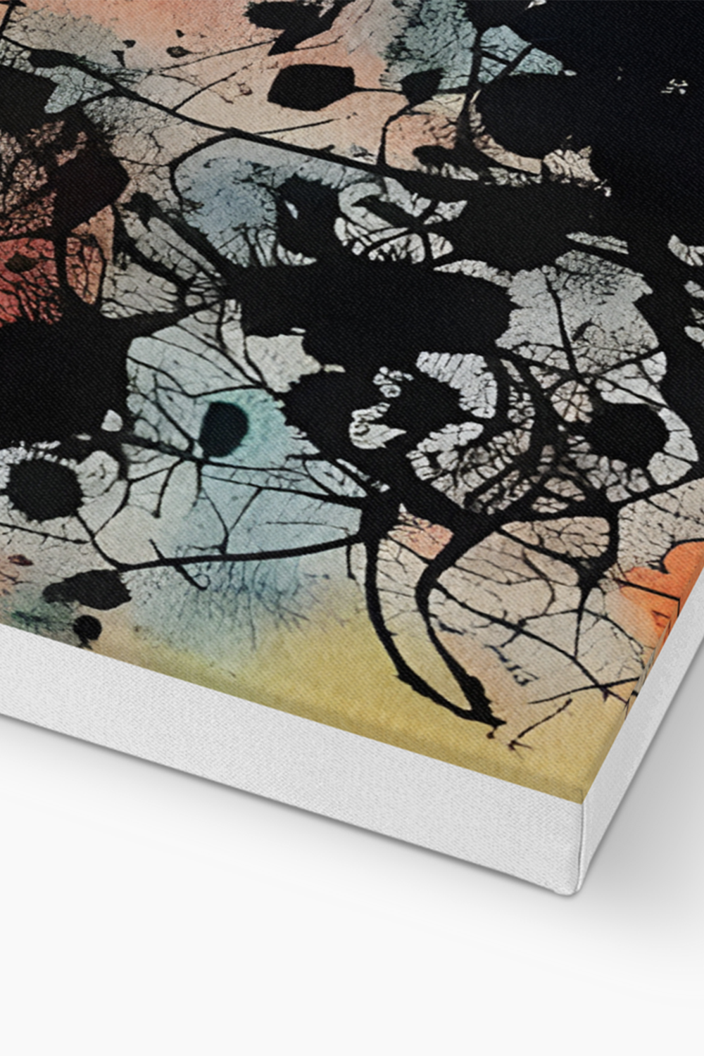 Secloo V Abstract Multicolor Canvas Wall Art