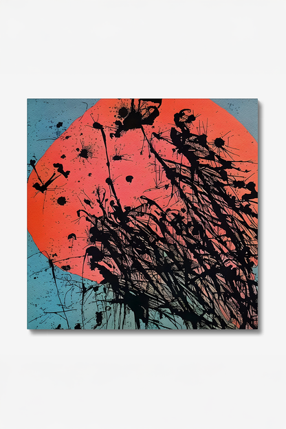 Secloo I Abstract Multicolor Canvas Wall Art