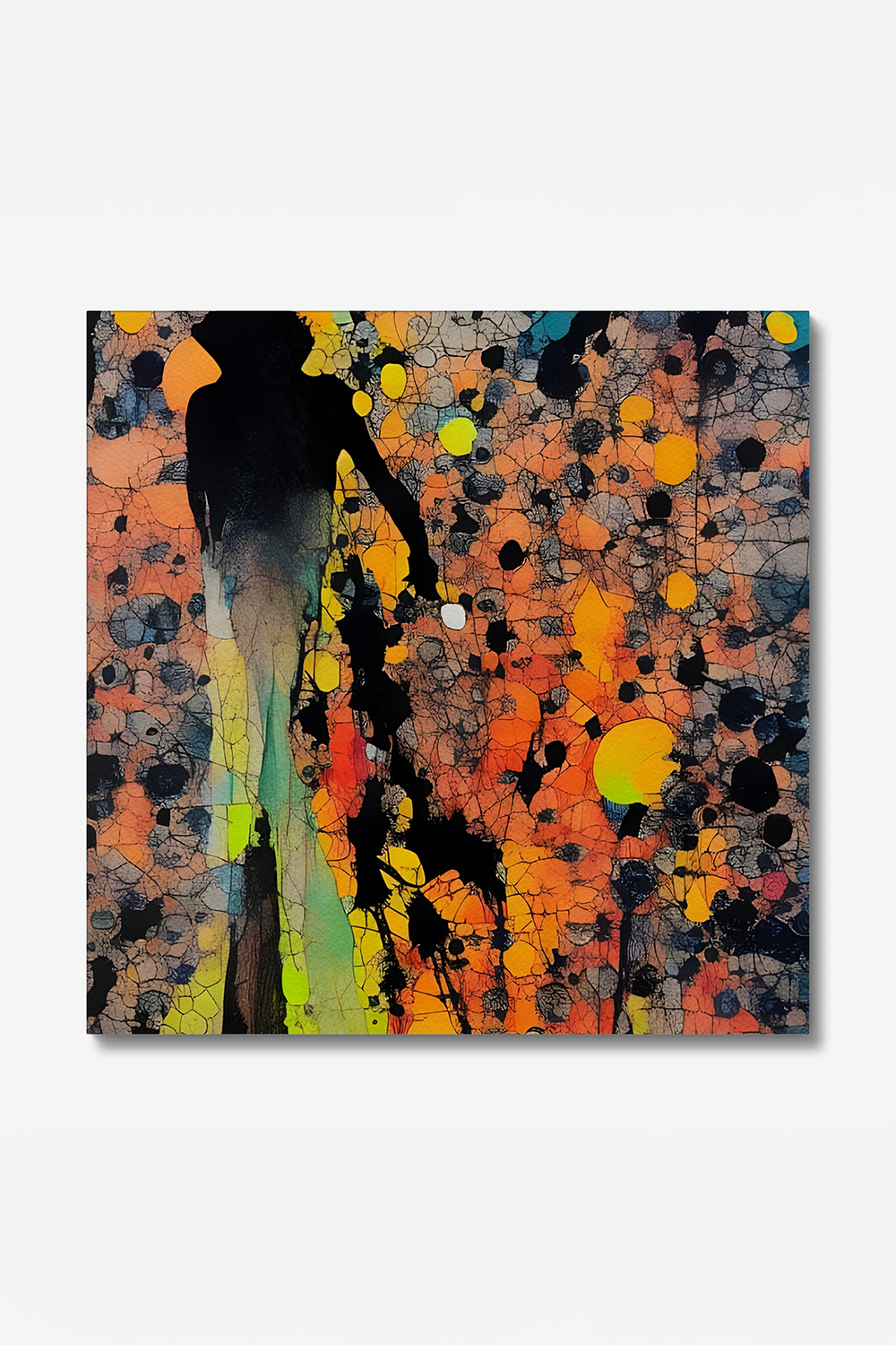 Secloo IV Abstract Multicolor Canvas Wall Art