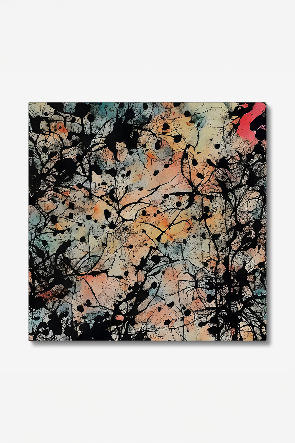 Secloo V Abstract Multicolor Canvas Wall Art