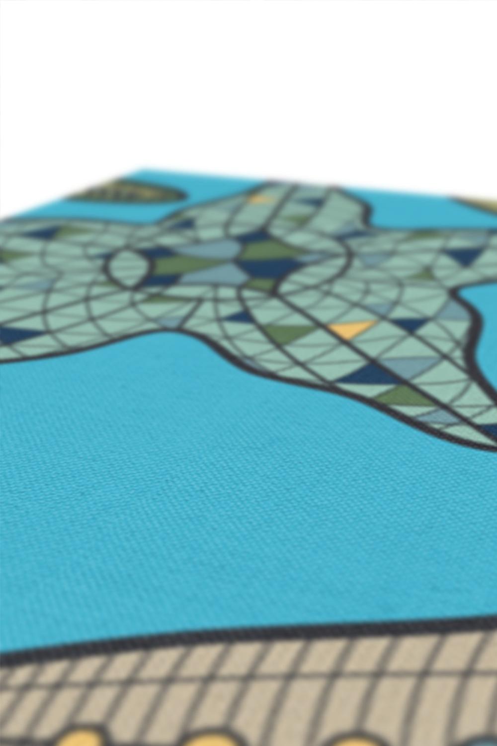 Starfish Modern Multicolor Canvas Wall Art