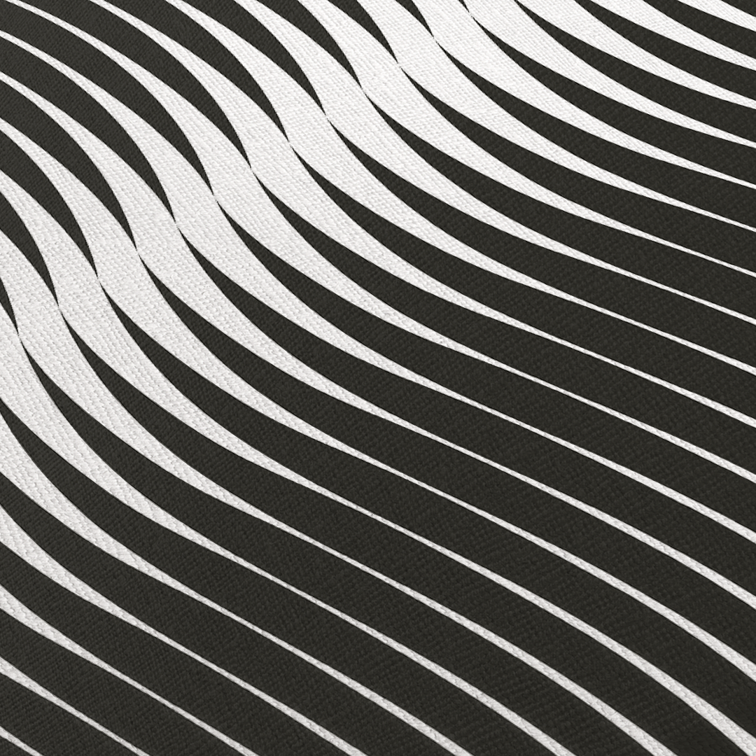 Gills Line Art Black & White Framed Canvas Wall Art